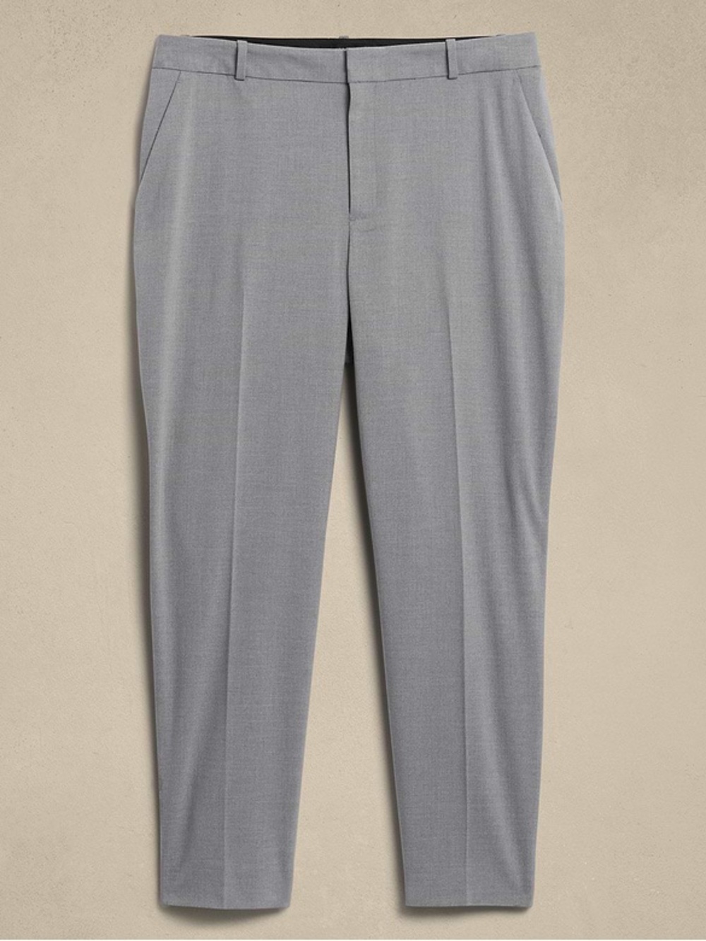 Banana Republic Factory Avery Cropped/Ankle-length Pants in Medium Gray Heather